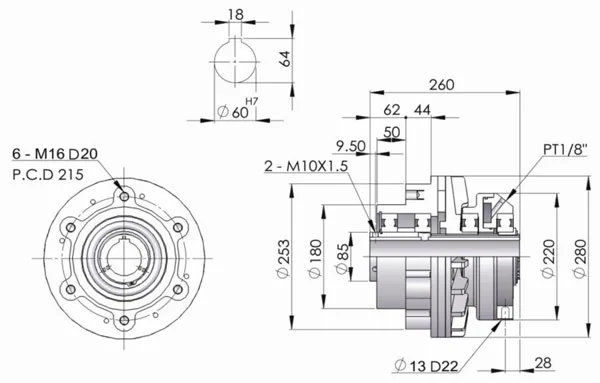 Niika NAC Pneumatic Clutch